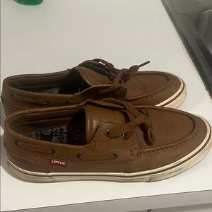Levi's Men's Tan Boat Shoes